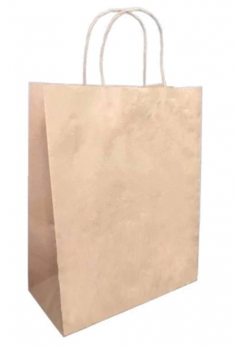 MP - SACOLA DE PAPEL 25 X 15 X 33 (M) LISO - PT.10UN