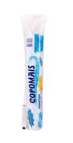 COPOMAIS - COPO 200ML BRANCO - PT.100UN