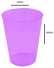PLASTILANIA - COPO PIC-200 LILAS - CX.60X10UN